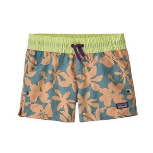 Patagonia Girls Costa Rica Baggies Swim Shorts Small Beach Lake Pool